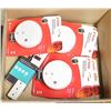 Image 1 : FLAT OF SMOKE DETECTORS AND A POWER BAR