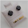 Image 1 : BZ337-17 10K  BLACK MOISSANITE EARRINGS