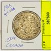 Image 1 : 1963 CANADIAN SILVER .50 CENT COIN