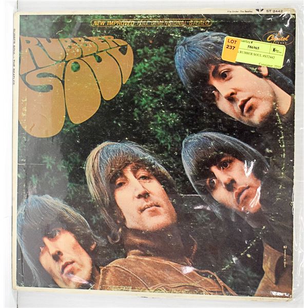 BEATLES RUBBER SOUL #ST2442 RECORD