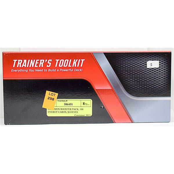 POKEMON BOOSTER PACK, 100 ENERGY CARDS, SLEEVES