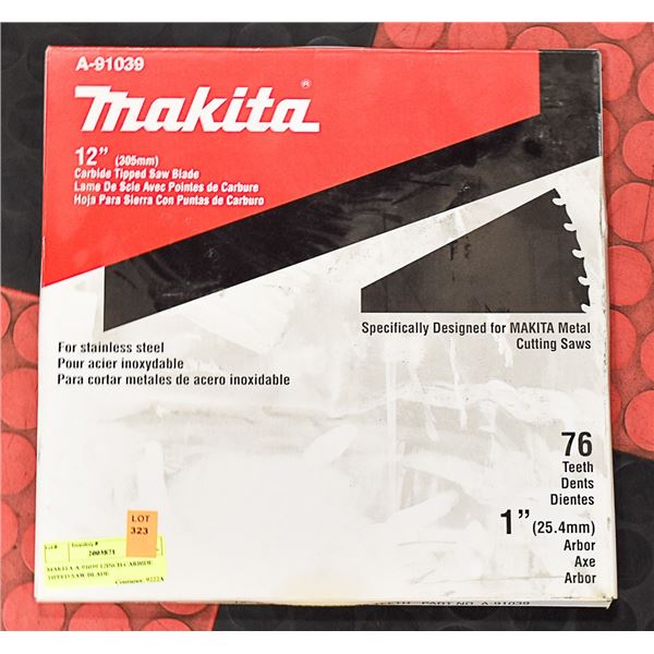 MAKITA A-91039 12INCH CARBIDE TIPPED SAW BLADE