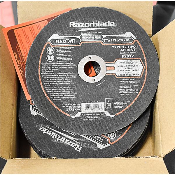 FLEXOVIT RAZORBLADE 7X1/16X7/8 FOR ANGLE GRINDER