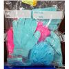 Image 1 : BAG LOT OF BRAND NEW EXFOLIATING GLOVES+ONE LOOFA