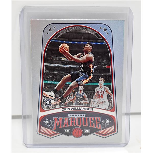 ZION WILLIAMSON MARQUEE ROOKIE CARD