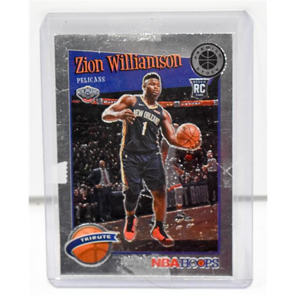 ZION WILLIAMSON HOOPS PREMIUM STOCK TRIBUTE ROOKIE
