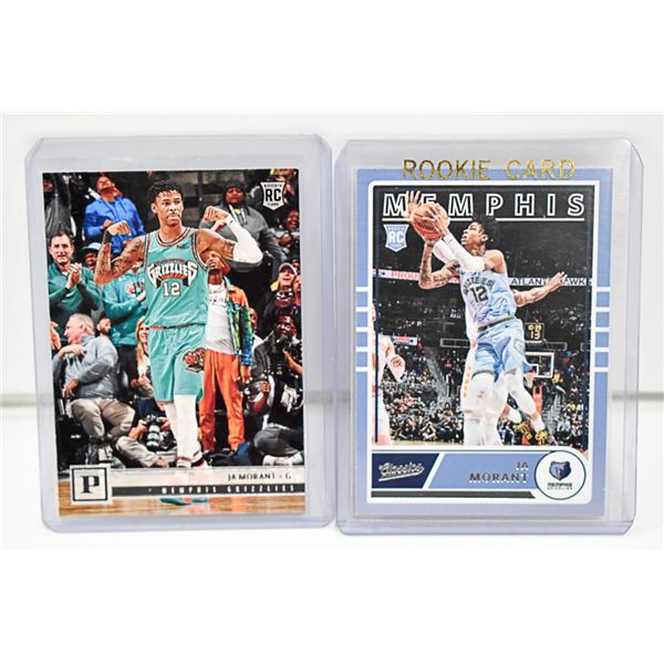 JA MORANT CLASSICS AND PANINI ROOKIE CARD LOT
