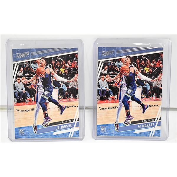 JA MORANT PRESTIGE ROOKIE CARD LOT OF 2
