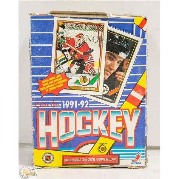 WAX BOX OF 1991 HOCKEY PACKS ROOKIES