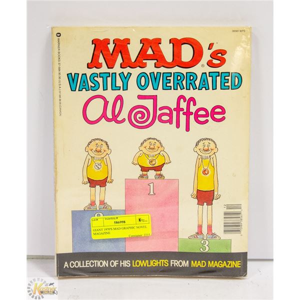 GIANT 1970'S MAD GRAPHIC NOVEL MAGAZINE