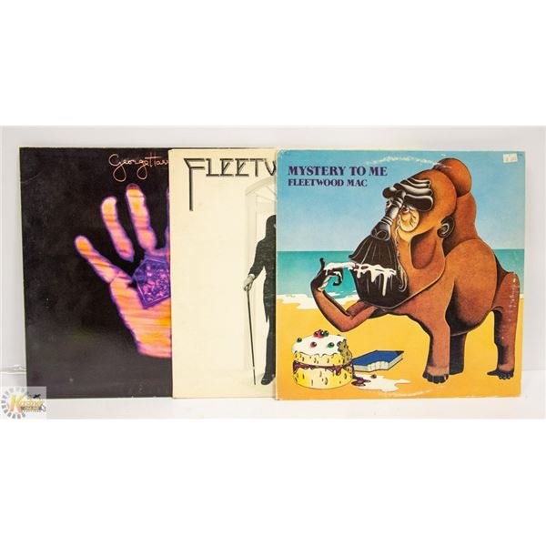 3 X RECORDS HARRISON FLEETWOOD MAC