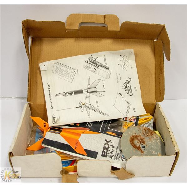 VINTAGE FLYING MODEL ROCKET KIT