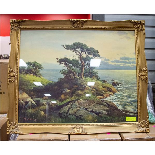 FRAMED 1945 ROBERT WOOD LANDSCAPE PRINT