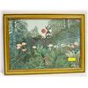 Image 1 : HENRI ROUSSEAU FRAMED RED MOON