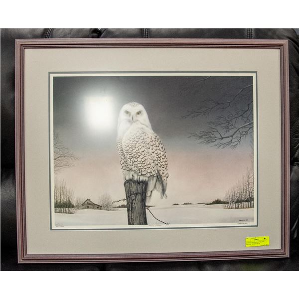 "PRAIRIE VISITOR" SIGNED BY A. HALIBURTON