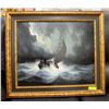 Image 1 : ESTATE OIL ON CANVAS SEASCAPE 24X20 SIGNED KOSTER