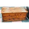 Image 1 : ESTATE WOODEN CEDAR LINED CHEST WITH HANDLES