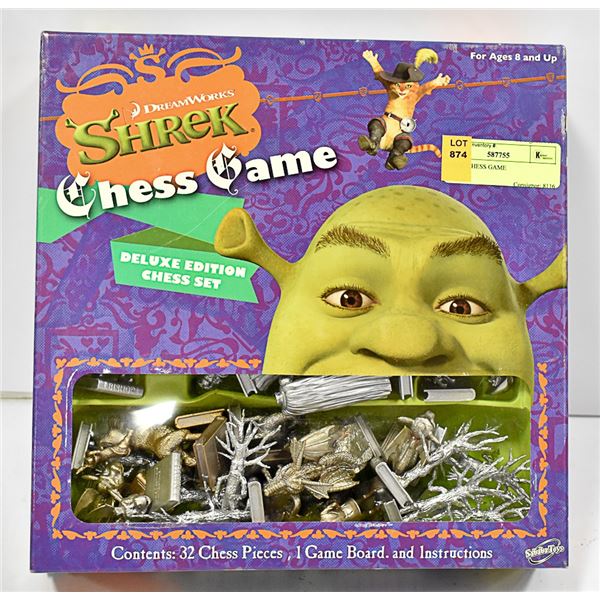 SHREK CHESS GAME