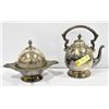 Image 1 : ANTIQUE TEAPOT AND SERVER POT