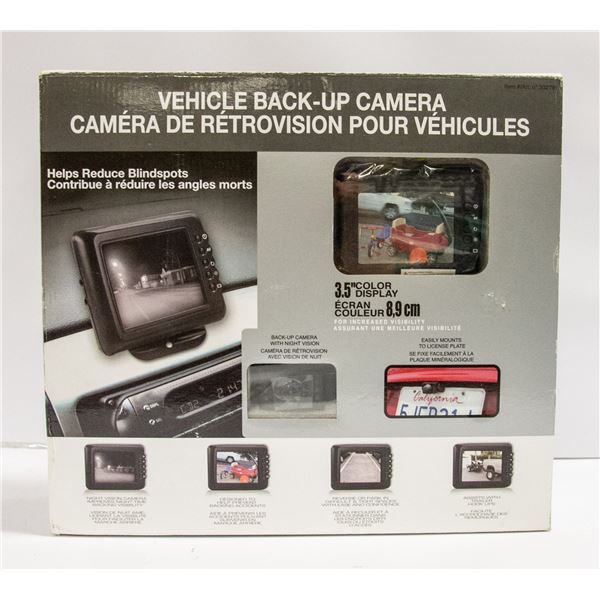 VEHICLE BACKUP CAMERA SYSTEM
