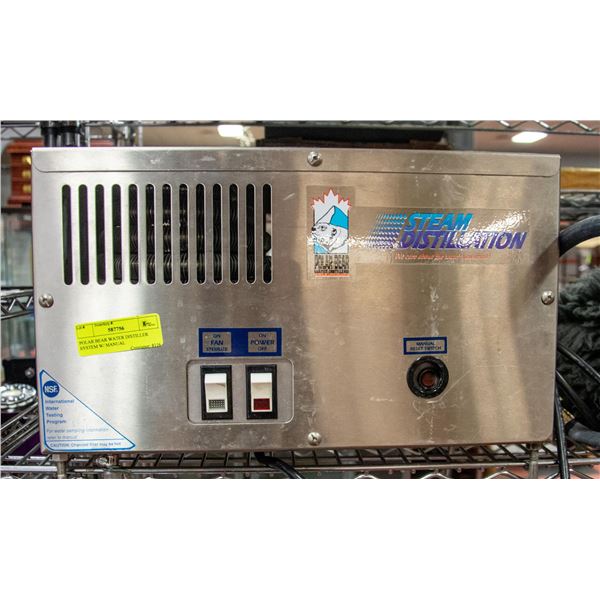 POLAR BEAR WATER DISTILLER SYSTEM W/ MANUAL