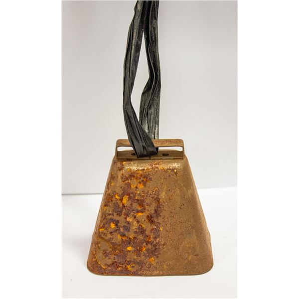 LARGE METAL COW BELL