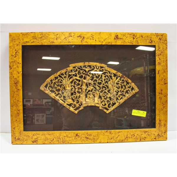 ANTIQUE WOOD ASIAN CARVING