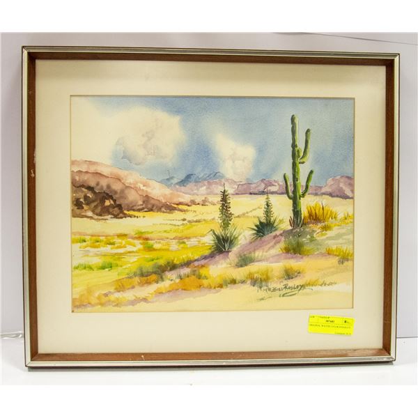 ORIGINAL WATER COLOR B RASLEY