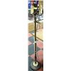 Image 1 : STONE BASE FOOTED FLOOR LAMP APPROX 57" TALL
