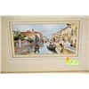 Image 1 : ORIGINAL DELMOL WATER COLOR SPANISH CANAL