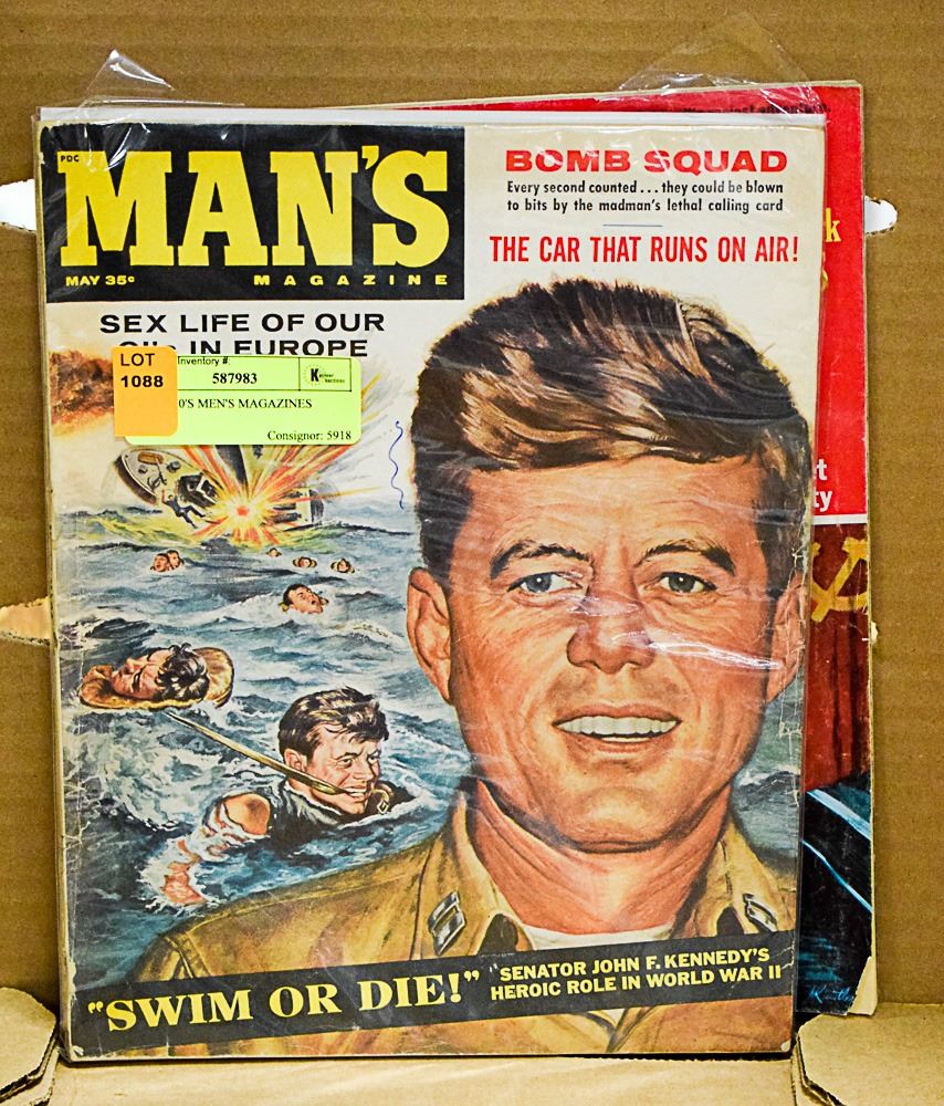 TWO 1960'S MEN'S MAGAZINES