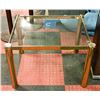 Image 1 : GLASSTOP END TABLE
