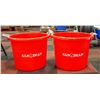 Image 1 : 2 LARGE TUBS 16 GALLON