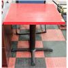 Image 1 : RED KITCHEN TABLE