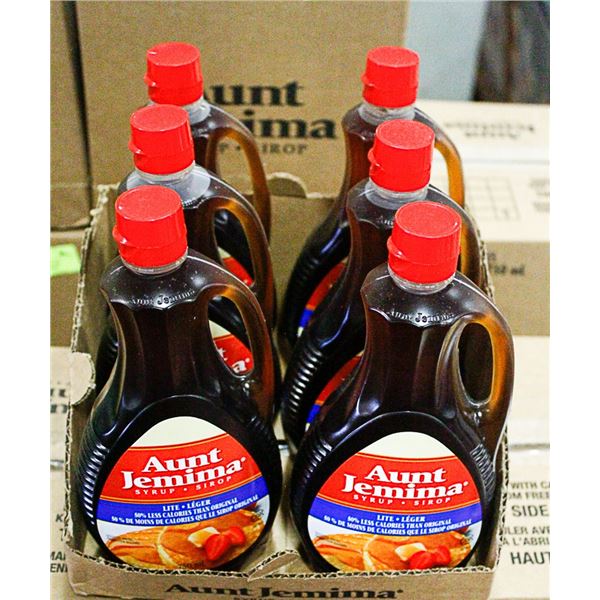 AUNT JEMIMA LITE 50% LESS CALORIES CASE OF 6-750ML