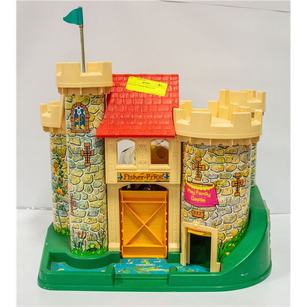 VINTAGE FISHER PRICE TOY CASTLE & ACCESSORIES