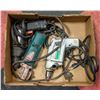 Image 1 : FLAT OF ASSORTED ITEMS - SKILL MODEL 597C DRILL,