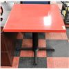 Image 1 : RED COMMERCIAL KITCHEN TABLE