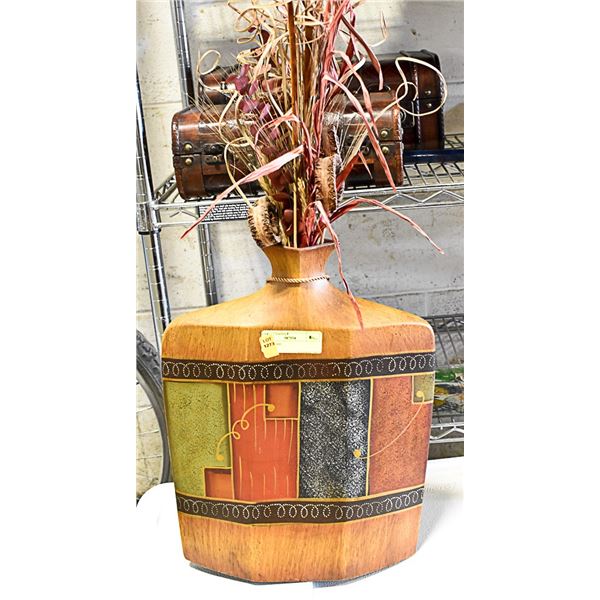 WOOD VASE