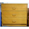 Image 1 : DRESSER, 3 DRAWER & NIGHT STAND.