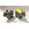 Image 1 : HEAVY ELEPHANT SALT AND PEPPER SHAKERS