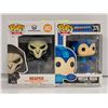 Image 1 : 2X FUNK POP MEGA MAN 376; REAPER 493