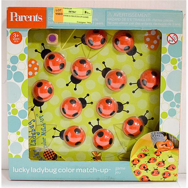 LUCK LADYBUG MATCH-UP GAME