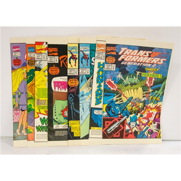 MARVEL 1993 RARE HALLOWEEN 8 COMICS - TRANSFORMERS
