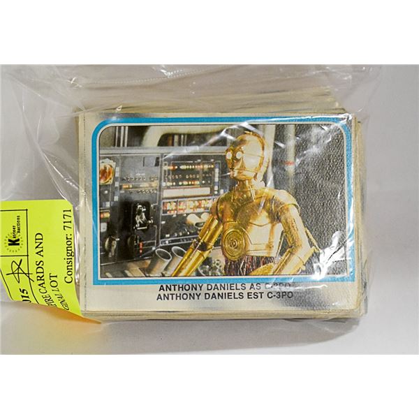 STAR WARS EMPIRE CARDS AND STICKERS ORIGINAL LOT