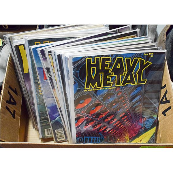 SCI-FI MAGAZINES MOSTLY HEAVY METAL- 1984 - EPIC