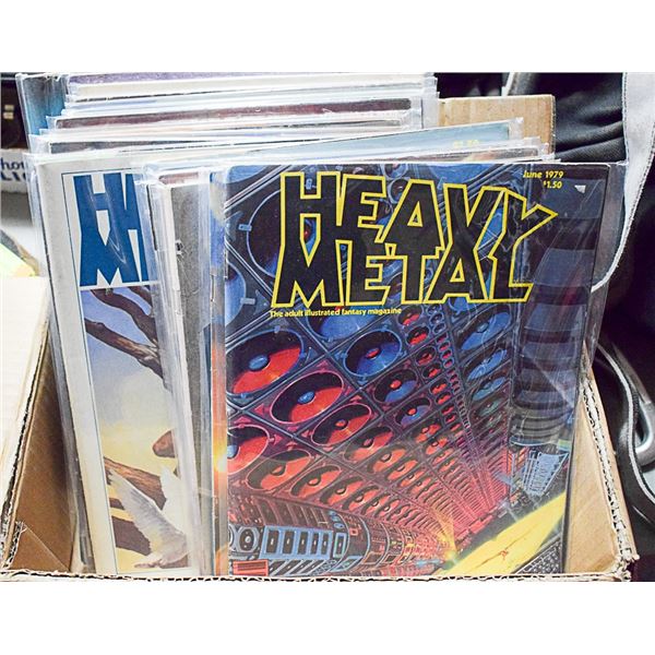 HEAVY METAL MAGAZINES LOT 1970S