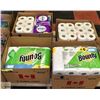 Image 1 : PALLET LOT OF BRAND NAME PAPER AND TISSUE ITEMS