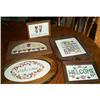 Image 1 : Five-Wooden Framed Samplers #1956391