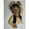 Image 1 : LOVELY ANTIQUE CHALK WARE - BLACK GIRL #1956412